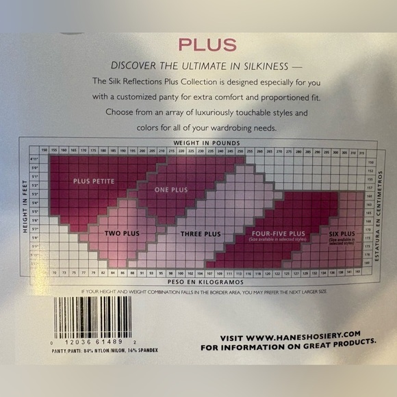 Hanes Silk Reflections Silky Sheer nylons pantyhose 4 packs size 3 plus NWT - Picture 4 of 5